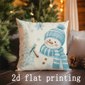 Axyaa Winter Christmas Pillow Covers for Sofa Bedroom Car - Decorative Cushion Cover
