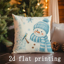 Axyaa Winter Christmas Pillow Covers for Sofa Bedroom Car - Decorative Cushion Cover