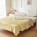 Axyaa Summer Breeze Soybean Quilt - Lightweight, Cooling, Washable, Air Conditioner Friendly