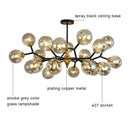 Axyaa Glass Magic Bean Chandelier LED Pendant Lights