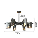Axyaa Modern LED Ceiling Chandelier for Bedroom and Dining Room