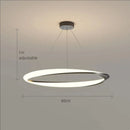Axyaa Geometric LED Pendant Lights: Modern Nordic Minimalist Suspension Lamp for Home and Restaurant.