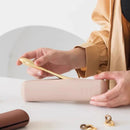 Axyaa Silicone Eyeshadow Brush Storage Bag: Waterproof & Portable Makeup Holder