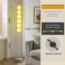 Axyaa Rainbow Candy Glass Balls LED Floor Lamp for Stylish Living Room Decor