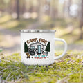 Axyaa Enamel Camping Mug Nature Hiking Travel Coffee Tea Cup