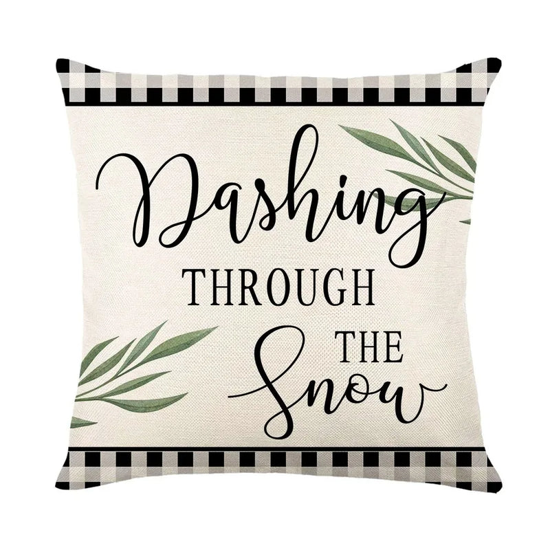 Axyaa Christmas Day Party Pillowcase Set
