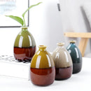 Axyaa Modern Ceramic Flower Vase Decoration for Home Green Plant Ornaments