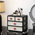 Axyaa Retro Luxury Cosmetic Organizer Makeup Storage Box
