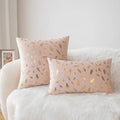 Axyaa Christmas Printed Plush Pillow Cover 45x45 - Stylish Sofa Decor