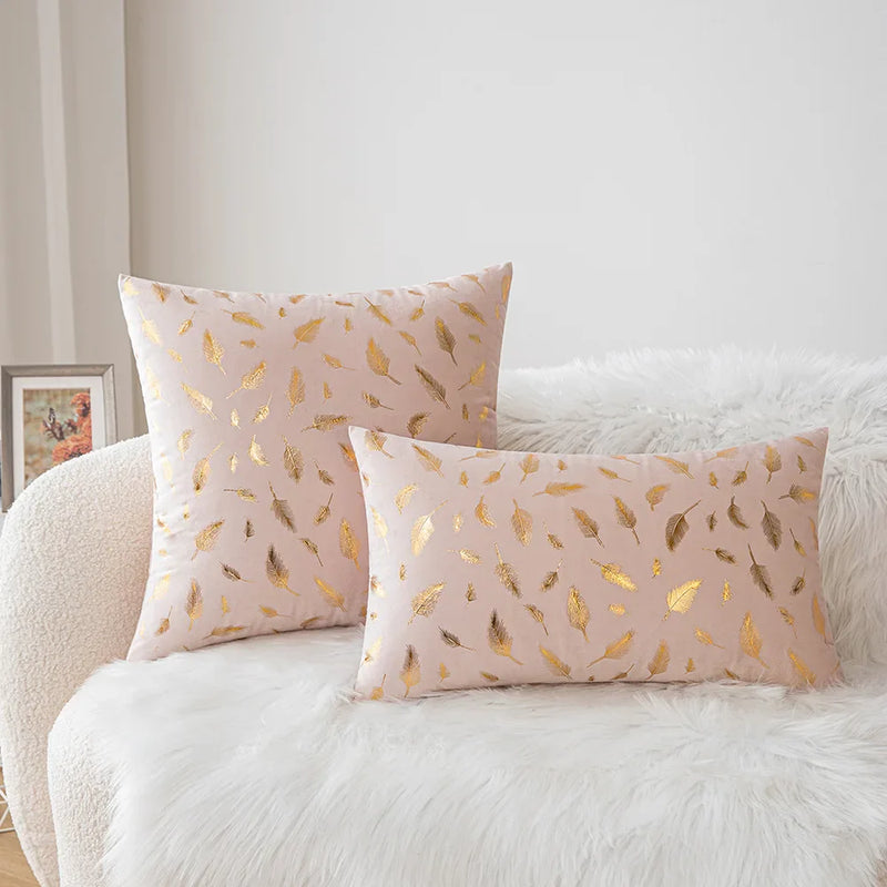Axyaa Christmas Printed Plush Pillow Cover 45x45 - Stylish Sofa Decor