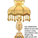 Axyaa European Table Lamp LED Originality Luxurious Living Room Bedroom Study Bedside Light