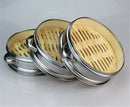 Axya Stainless Steel Bamboo Steamer Set for Cooking Various Foods
