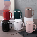 Axyaa 480ml Insulated Stainless Steel Coffee Mug with Lid & Handle