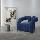 Axyaa Nordic Luxury Armchair - White Designer Vanity Chair