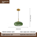 Axyaa Glass LED Ceiling Light for Hotel Entrance Hallway or Indoor Cloakroom