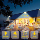 Axyaa LED Flood Light 50W-200W 110V 240V Outdoor Lighting 4000K Floodlight for Street Garden
