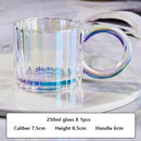Axyaa Ins Style Big Ears Cup, Round Niche Glasses, Sunflower Coffee Mug