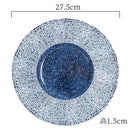 Axyaa White Ceramic Dining Plate Set for Restaurant, Steak, Molecular Cuisine Display