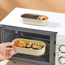 Axyaa Double Layer Plastic Lunch Box with Sealed Lid