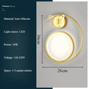 Axyaa Nordic Butterfly Wall Lamp LED Lighting for Restaurant Bedroom Home Decor
