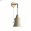 Axyaa Modern Cement LED Wall Sconce Pull Chain Switch Stair Light Fixtures