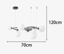 Axyaa Vintage Pendant Ceiling Lamps for Dining Room Indoor Lighting