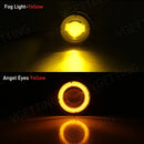 Axyaa LED Angel Eye Fog Light for Ford Focus Fusion Fiesta Explorer