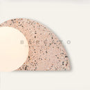 Terrazzo Japanese Retro Nordic LED Wall Lamp for Home Decor by Axyaa