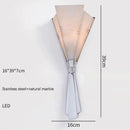 Axyaa French Marble Wall Lamp for Living Room, Bedroom, Study - Designer Bouquet Decoration Lighting Fixtures
