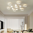 Axya LED Ring Light: Simple White Ceiling Light for Bedroom, Kitchen, Living Room.