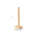 Axyaa Beech Wood Paper Towel & Cling Film Storage Rack