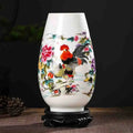 Axyaa Chinese Ceramic Vase Ornaments for Office, Home, Store Decor & Furnishing
