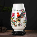 Axyaa Chinese Ceramic Vase Ornaments for Office, Home, Store Decor & Furnishing