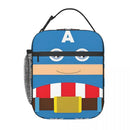 Axyaa Captain America Lunch Bag: Insulated, Leakproof, Thermal Cooler for School and Office