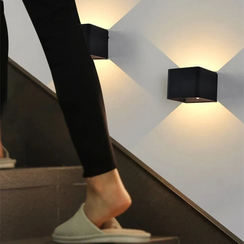 Axyaa Wireless LED Wall Lamp with Motion Sensor & USB Charging