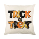 Axyaa Halloween Letter-Print Pillowcase Cojines for Home Sofa Decor