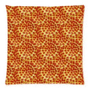 Axyaa Cheese Pizza Pattern Polyester Cushion Cover 45X45CM