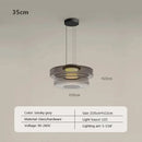 Axyaa Glass Pendant Lamp LED Chandelier for Home Decor