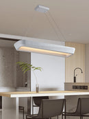 Axyaa Rectangle Pendant Lights: Minimalist Wabi Sabi Style for Dining Room, Coffee House, Bar