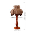 Axyaa Fabric Pumpkin Table Lamp Bedroom Bedside Italian Literary Style Desk Light