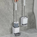 Axyaa Long Handle Wall-Mounted Toilet Brush with Detachable Drain Drawer