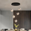 Axyaa Modern Indoor Pendant Lights LED Chandeliers for Dining Room