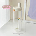 Axyaa Bubble Tea Kids Glass Water Bottle with Straw - BPA Free