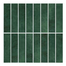 Axyaa 3D Decorative Wall Panels - Self-adhesive Green Tile Stickers for Kitchen, Bathroom