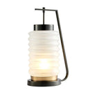 Axyaa Glass Living Room Table Lamp - Modern Light Luxury Decor for Bedroom and Study