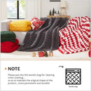 Chunky Knit Blanket 60x80 - Soft Chenile Throw for Couch by Axyaa