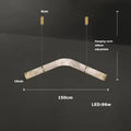 Axyaa Dimmable Led Marble Chandelier: Copper & Alabaster Art Pendant for Home