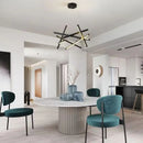 Axyaa Geometric Rotating Branch Chandelier for Nordic Living Room Hall Bedroom