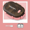 Axyaa Stainless Steel Bento Box 900ML - High Capacity Sealed Food Container