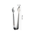 Axyaa Stainless Steel Wing Mini Ice Tongs Kitchen Snack Clip
